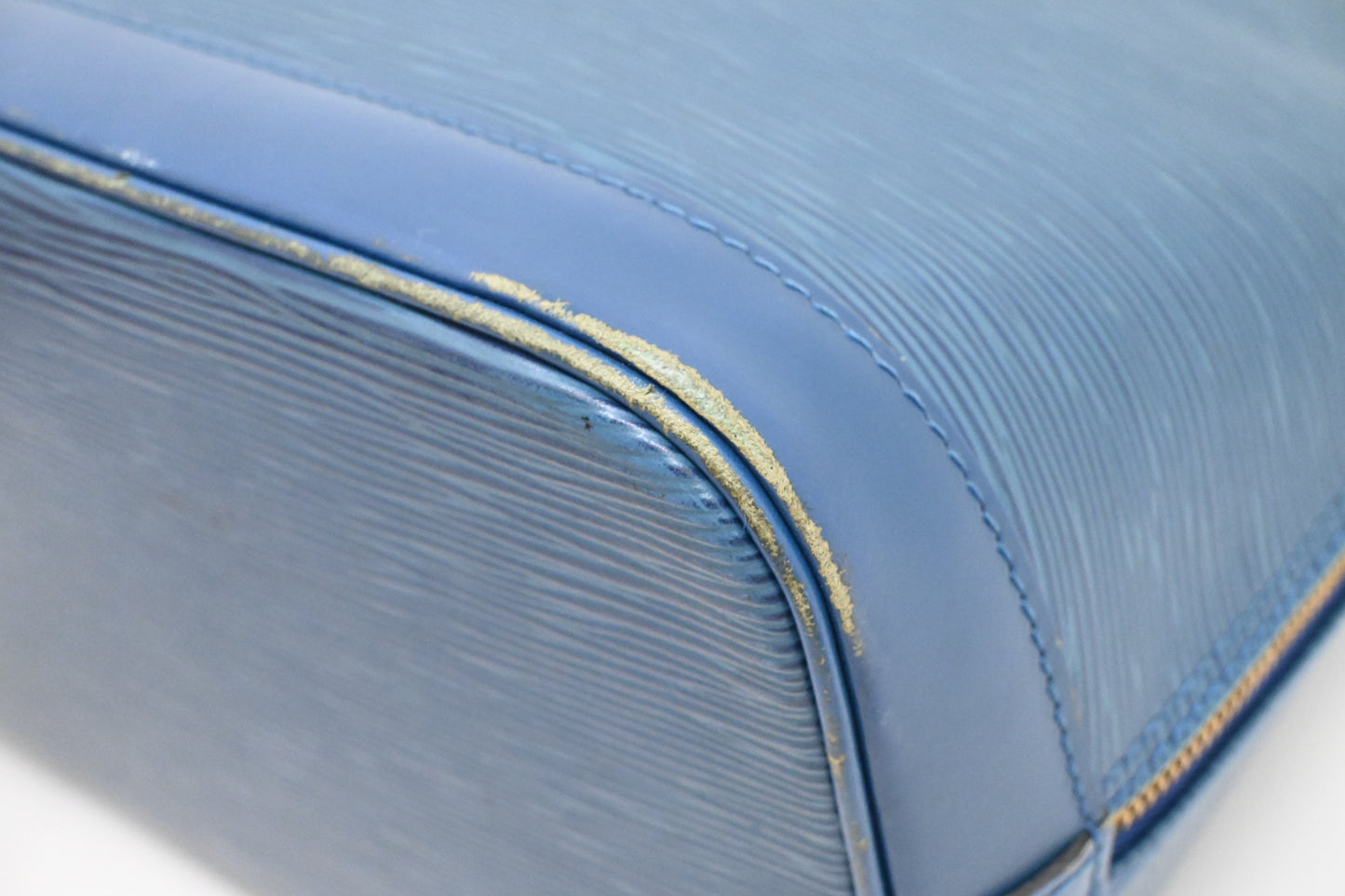 Louis Vuitton Alma PM in Blue Epi Leather