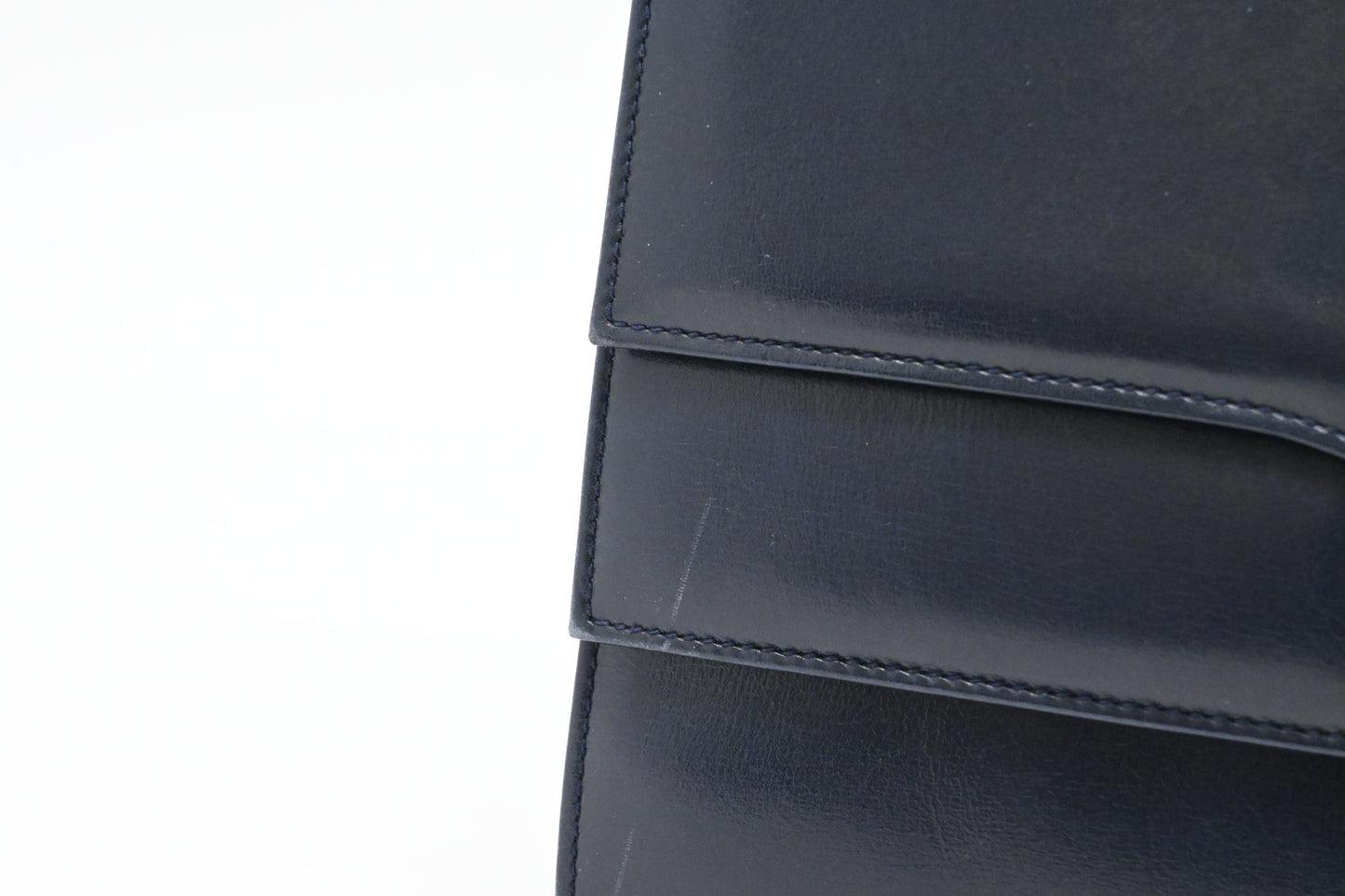 Gucci Shoulder Bag in Navy Blue Leather