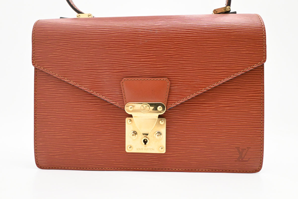 Louis Vuitton Concorde in Kenyan Fauve Epi Leather