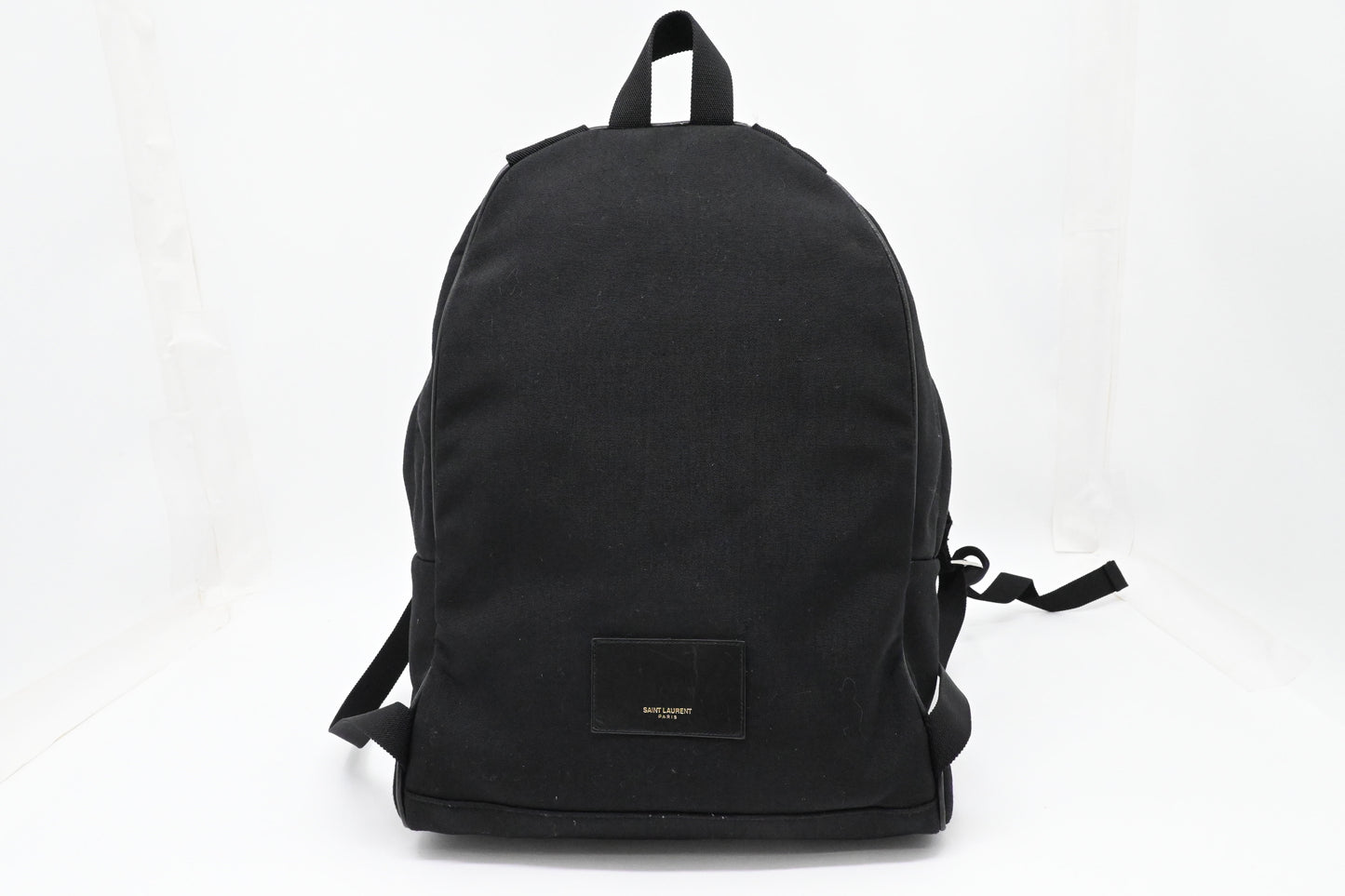 YSL Saint Laurent City Backpack in Black Canvas