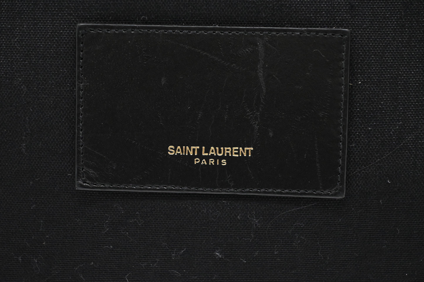 YSL Saint Laurent City Backpack in Black Canvas