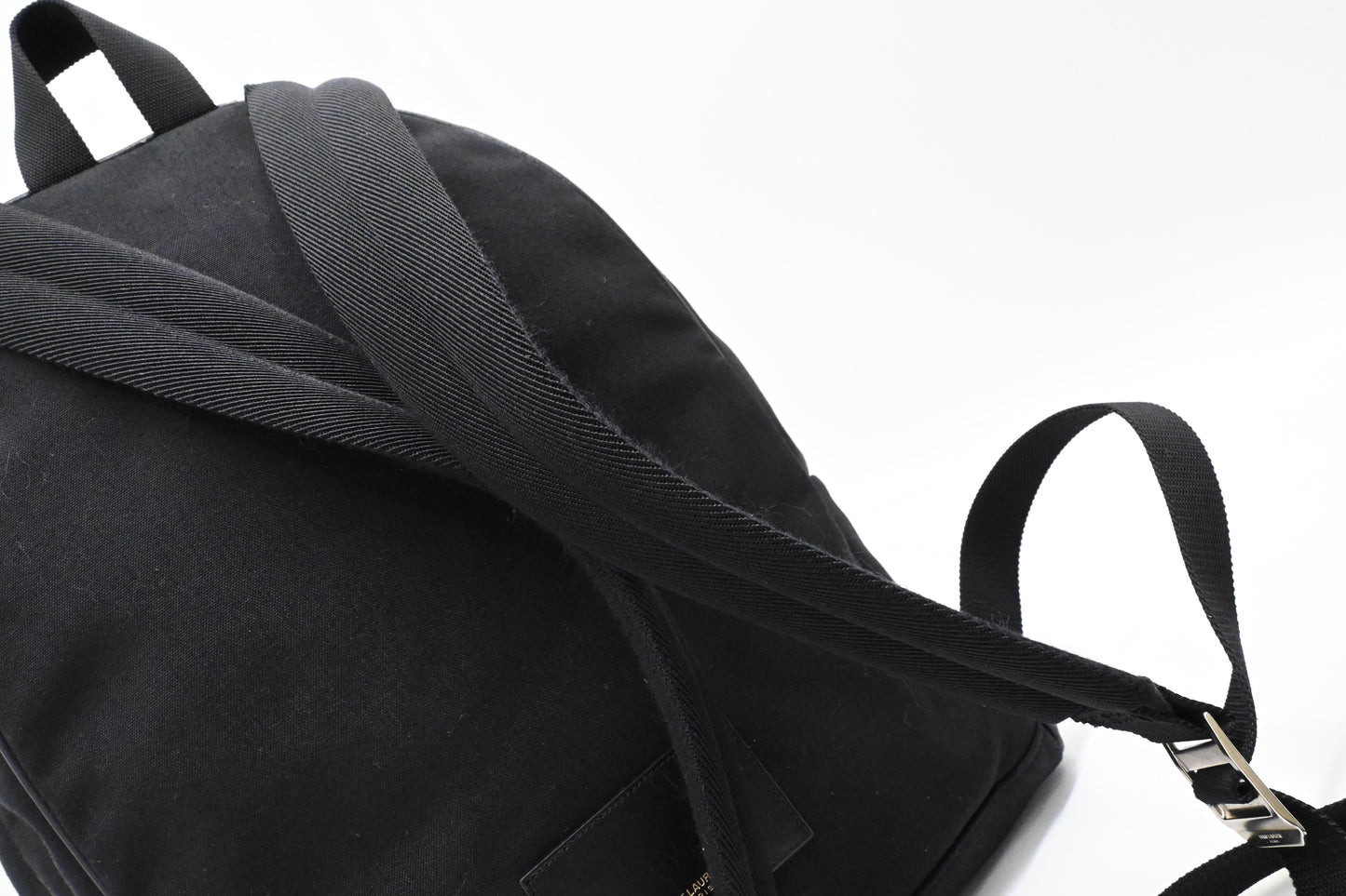 YSL Saint Laurent City Backpack in Black Canvas