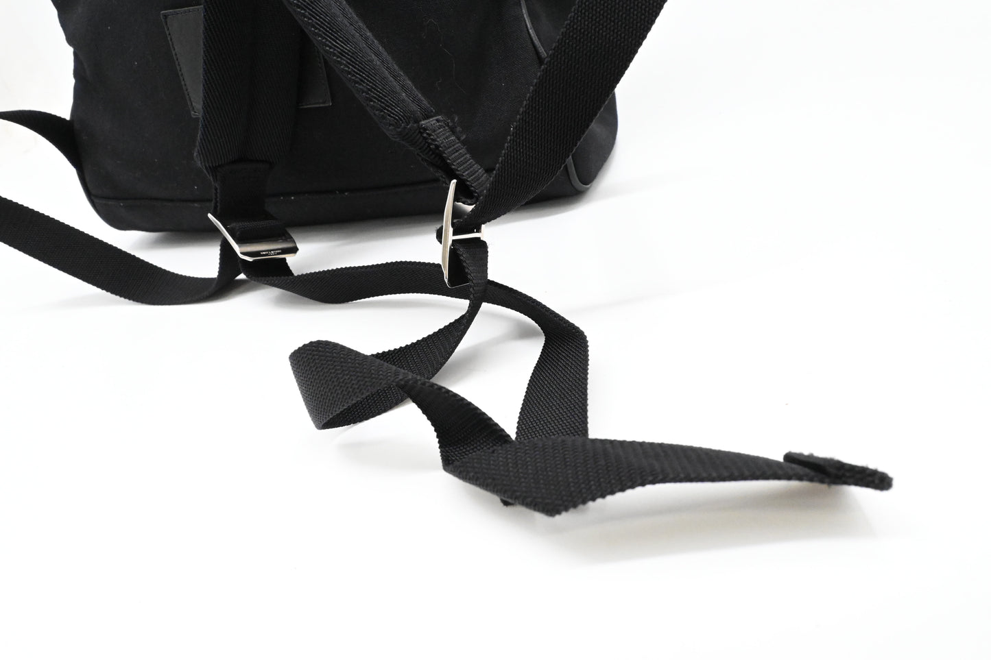 YSL Saint Laurent City Backpack in Black Canvas