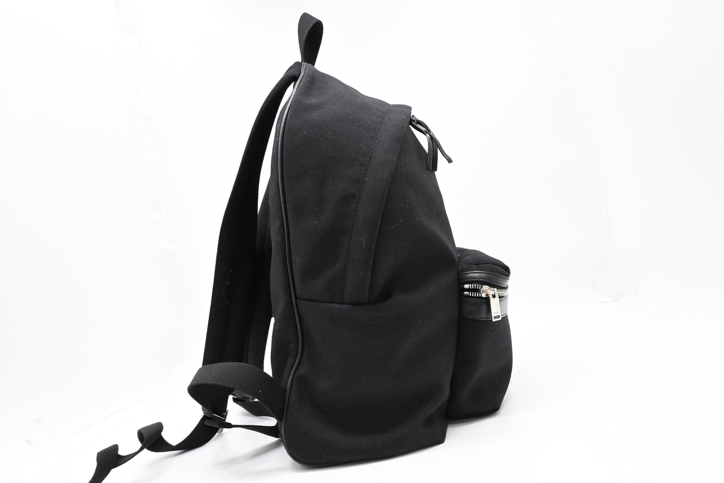 YSL Saint Laurent City Backpack in Black Canvas