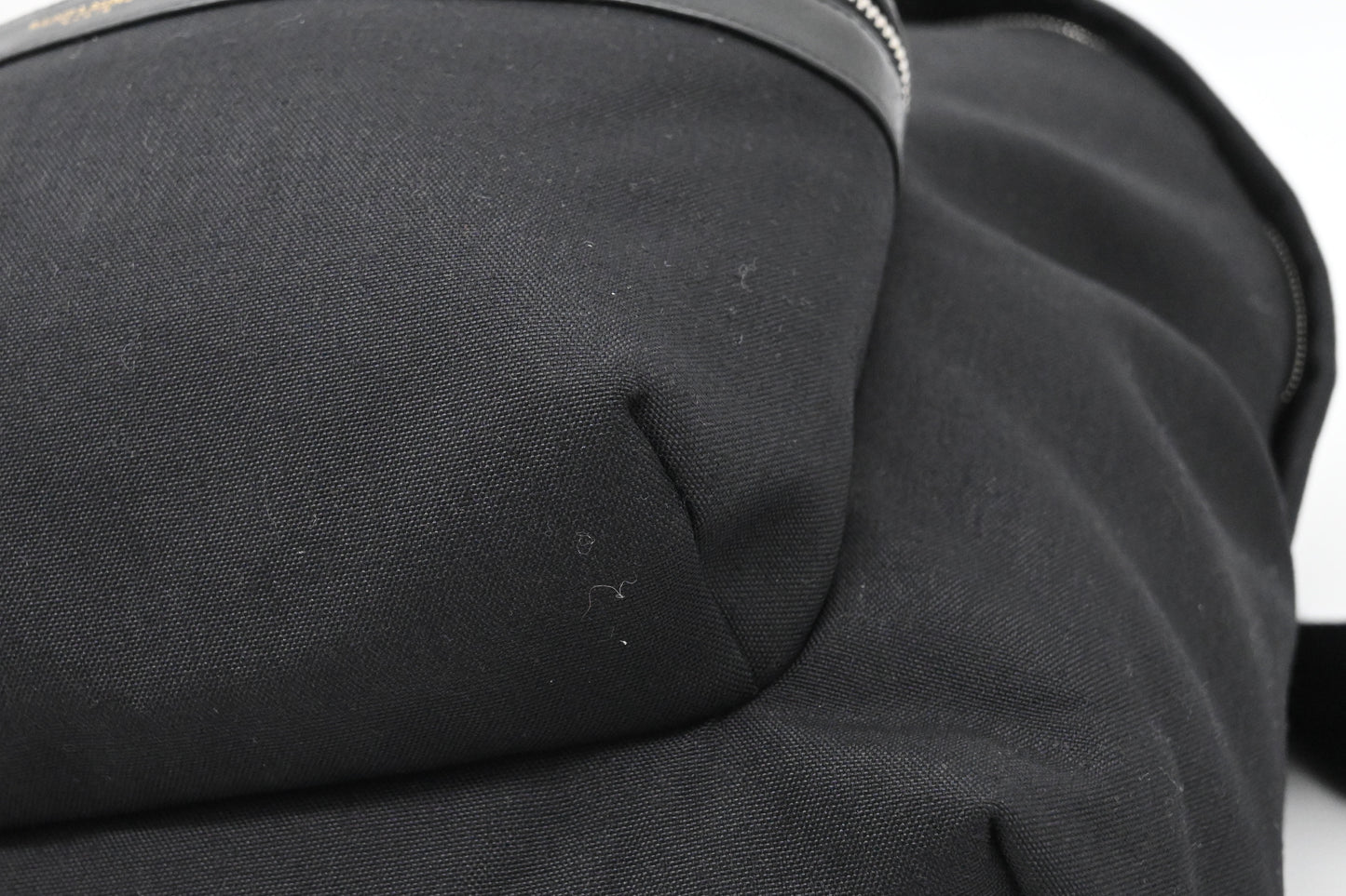 YSL Saint Laurent City Backpack in Black Canvas