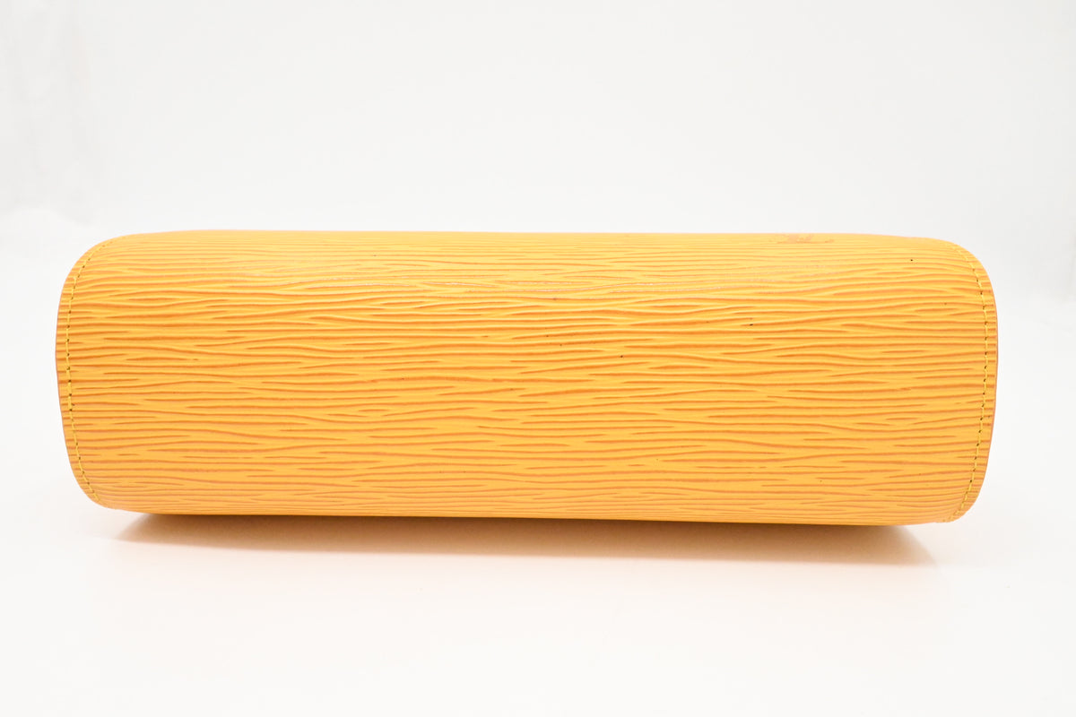 Louis Vuitton Dauphine PM Pouch in Yellow Epi Leather