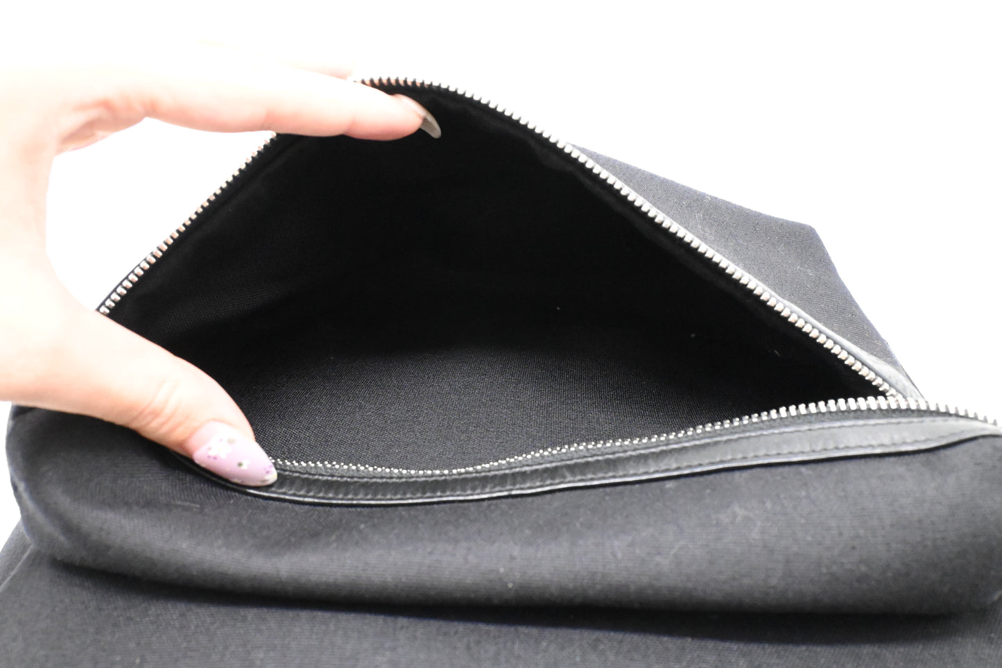 YSL Saint Laurent City Backpack in Black Canvas