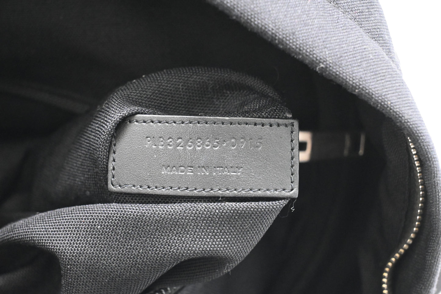 YSL Saint Laurent City Backpack in Black Canvas