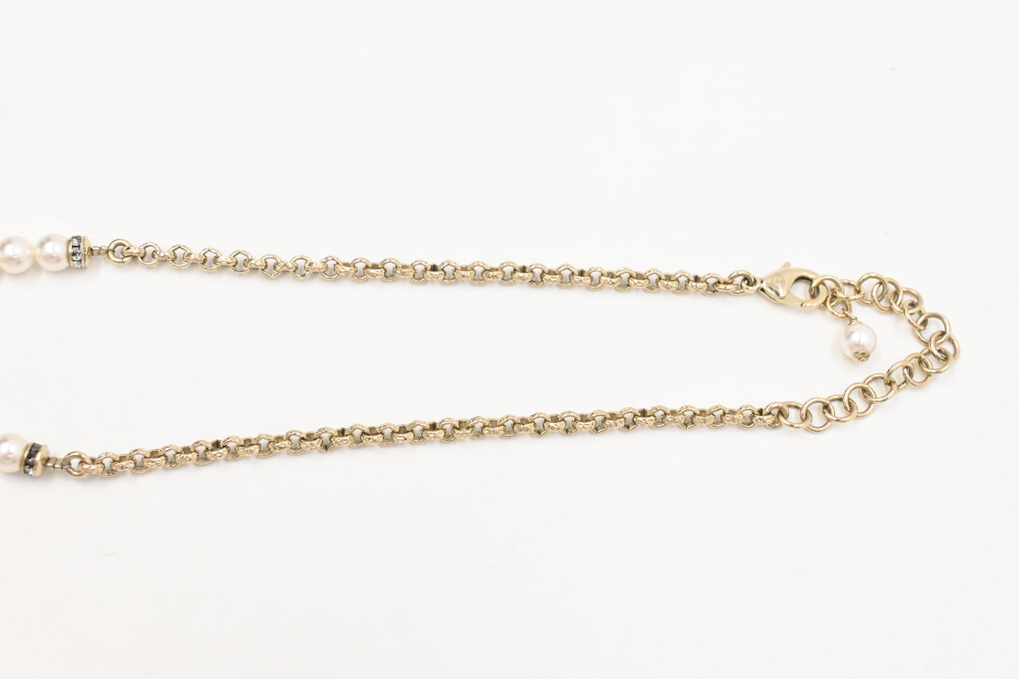 Chanel Pink Crystal Heart Necklace