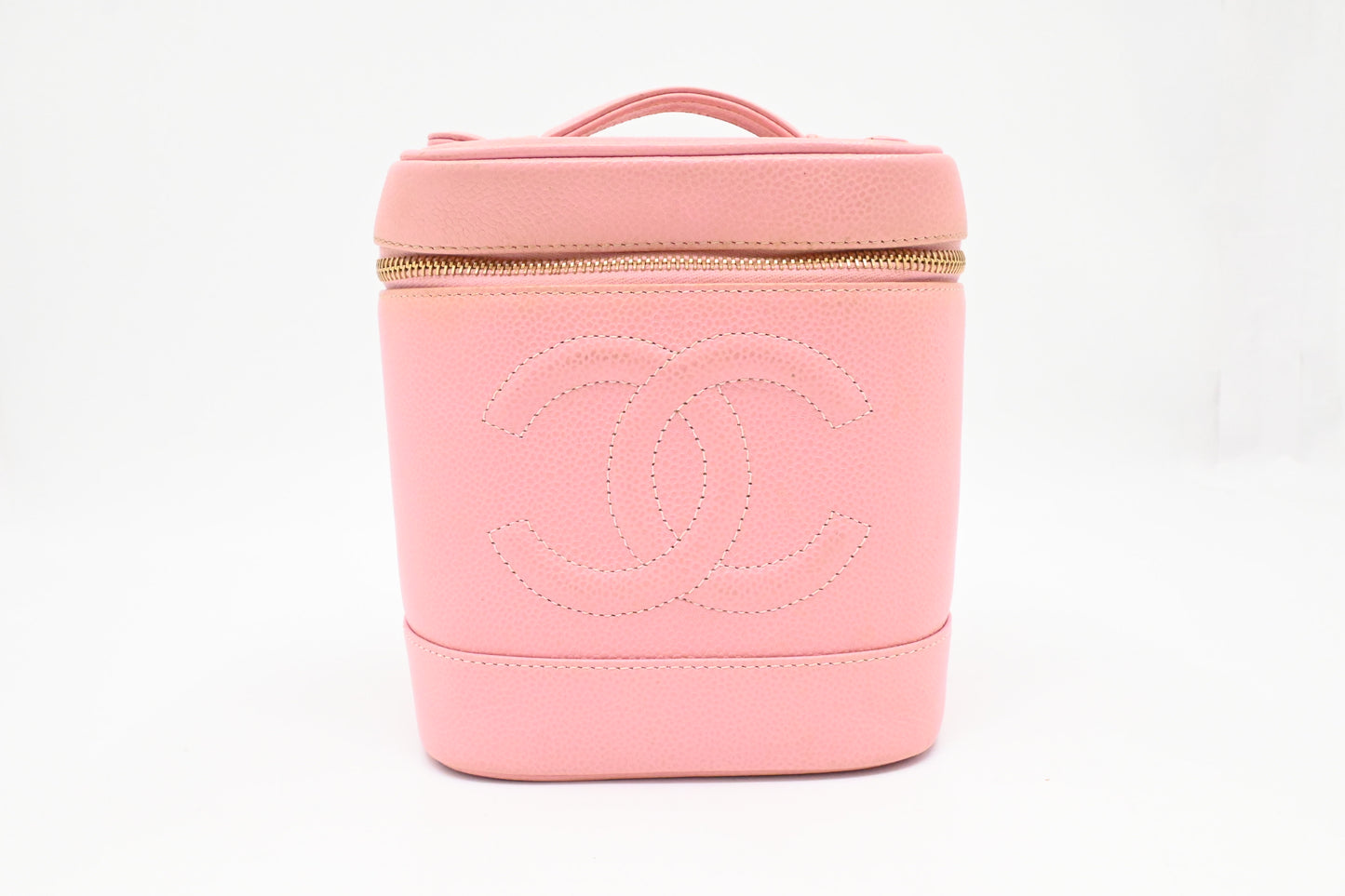 Chanel Vanity Bag in Pink Caviar Leather