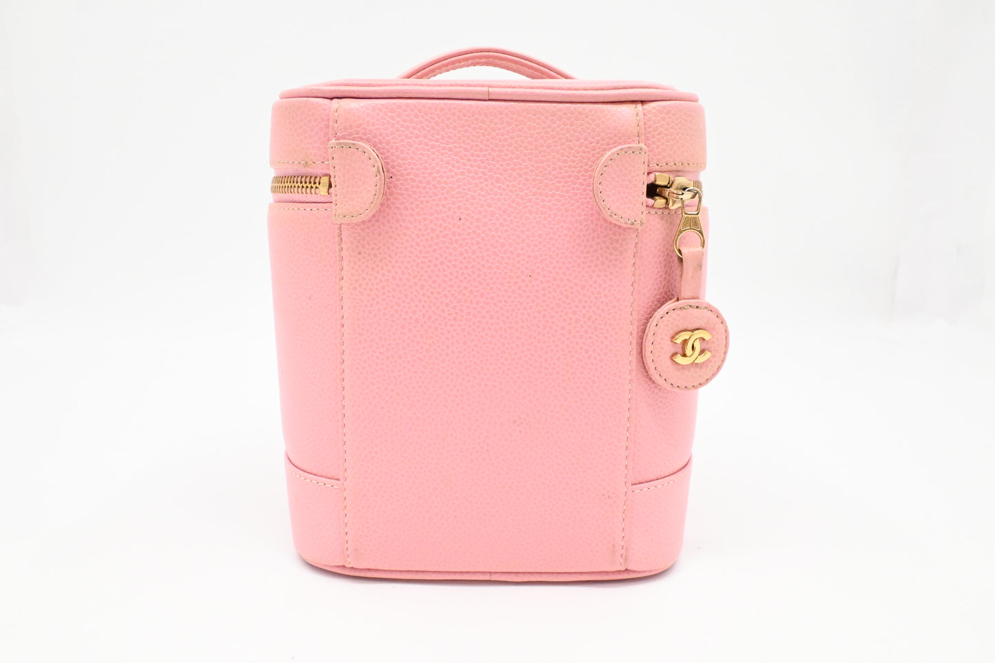 Chanel Vanity Bag in Pink Caviar Leather