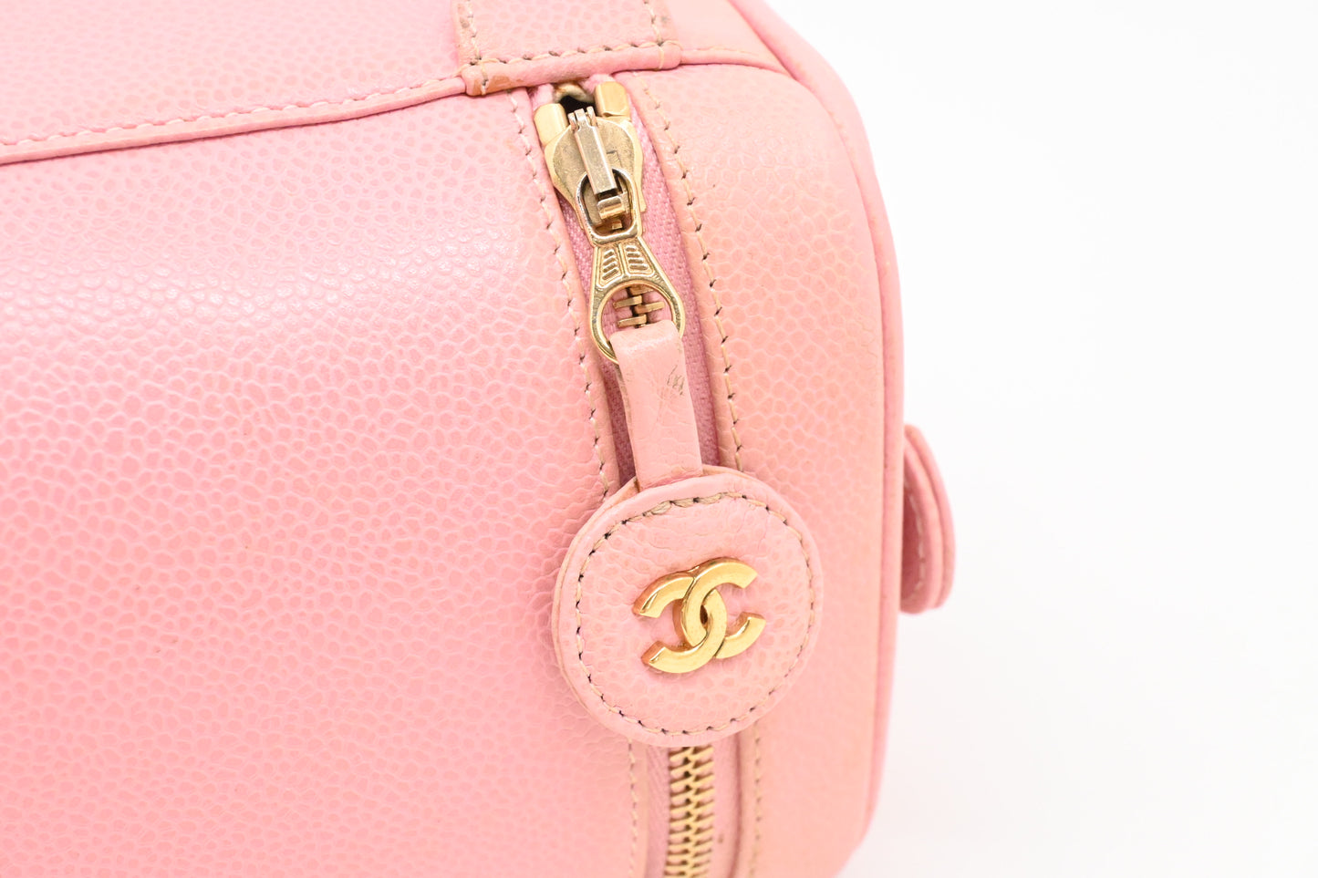 Chanel Vanity Bag in Pink Caviar Leather