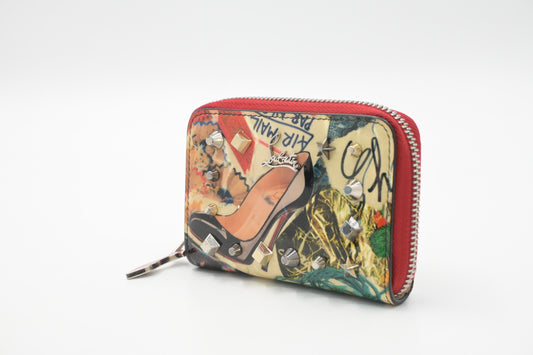 Louboutin Zippy Coin Case in Patent Leather