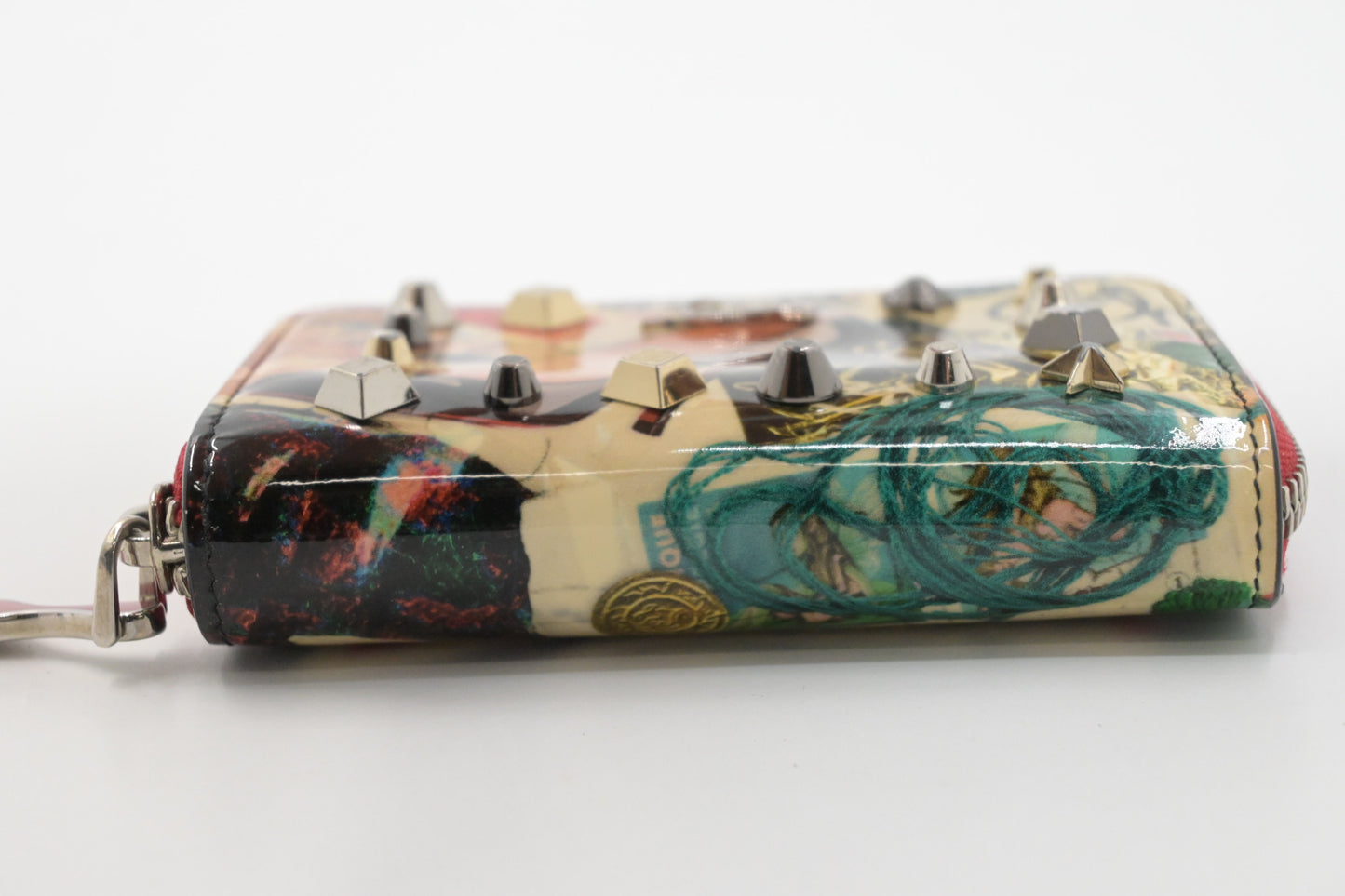 Louboutin Zippy Coin Case in Patent Leather