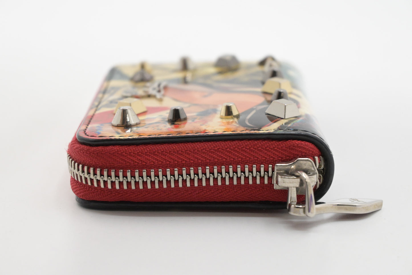 Louboutin Zippy Coin Case in Patent Leather