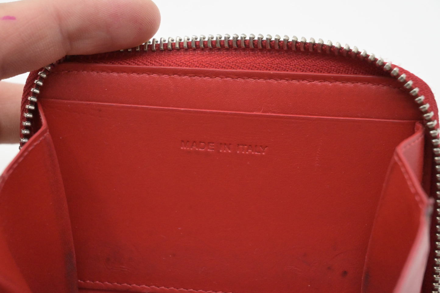 Louboutin Zippy Coin Case in Patent Leather