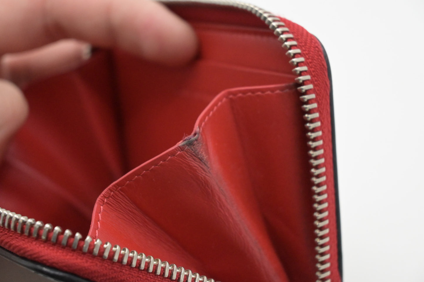Louboutin Zippy Coin Case in Patent Leather