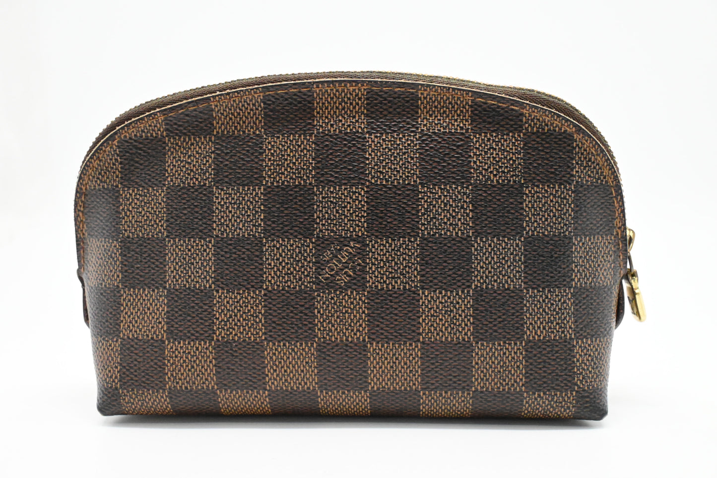 Louis Vuitton Pochette Cosmetique in Damier Ebene Canvas