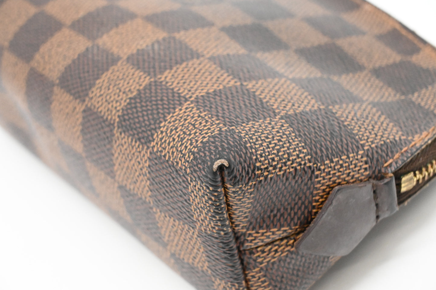 Louis Vuitton Pochette Cosmetique in Damier Ebene Canvas