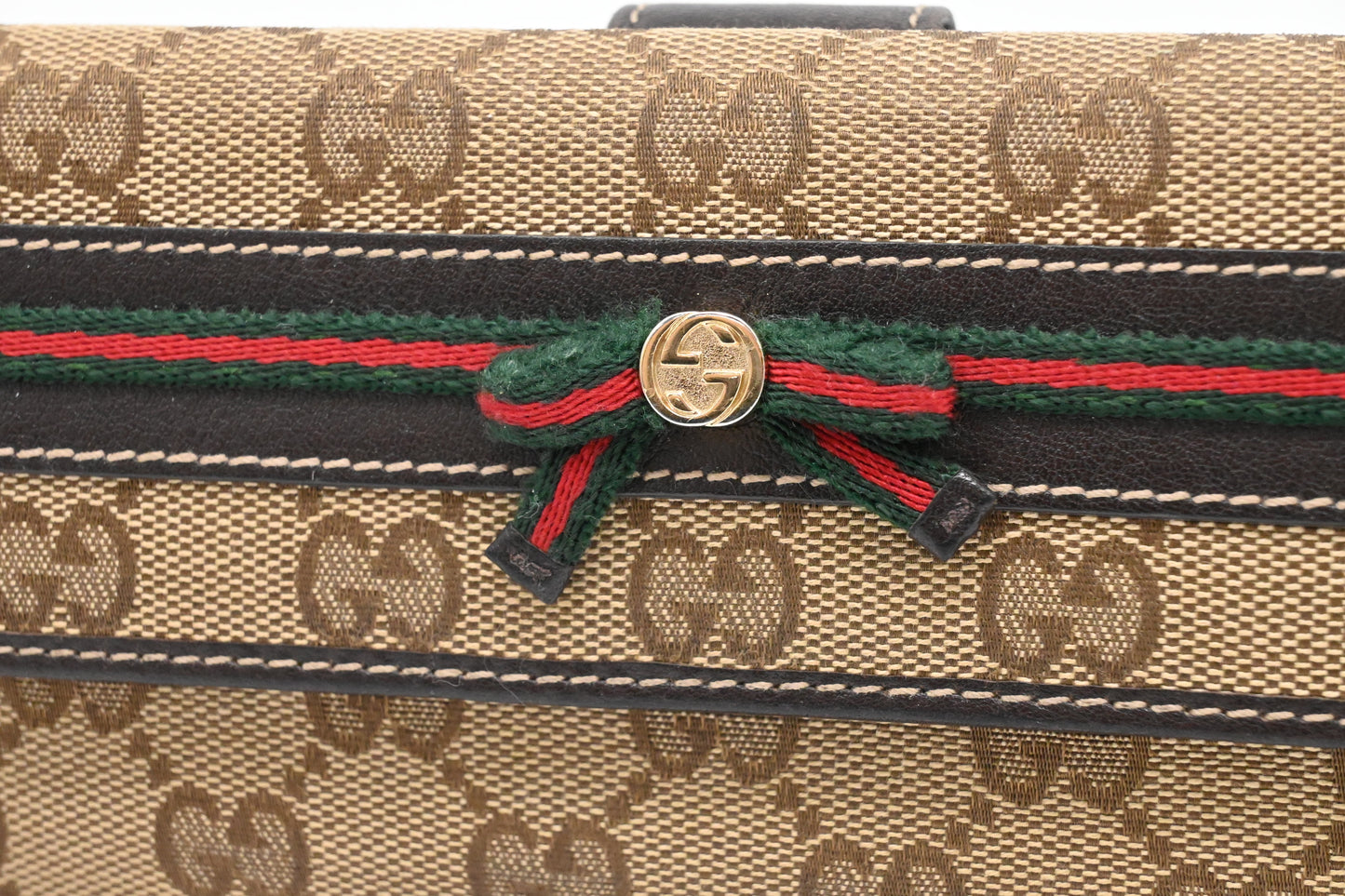 Gucci Long Wallet in Brown Canvas
