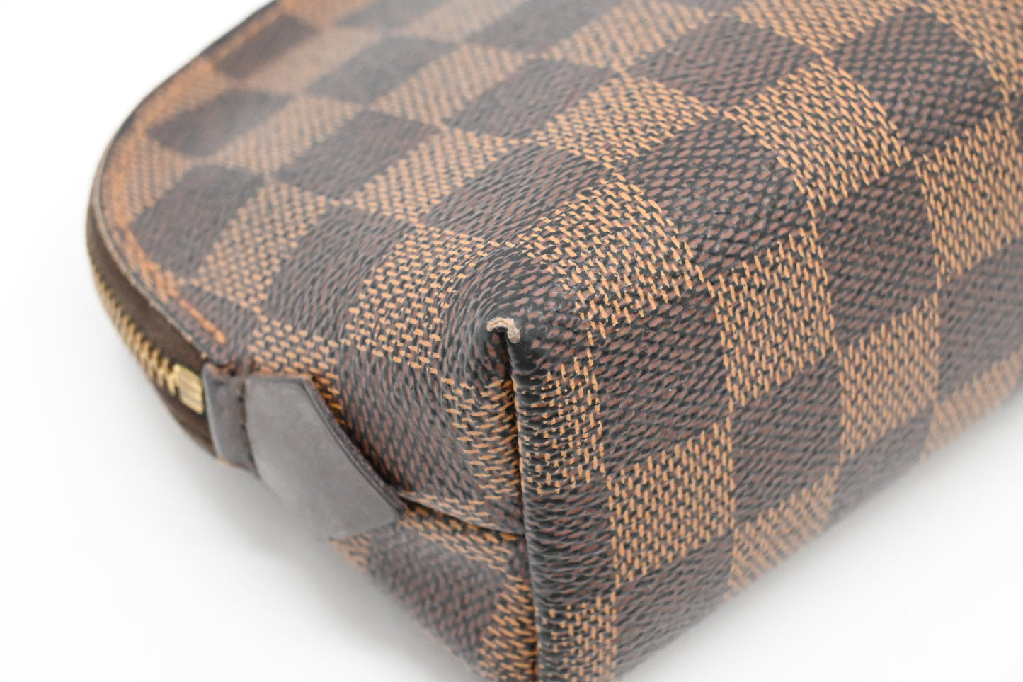 Louis Vuitton Pochette Cosmetique in Damier Ebene Canvas