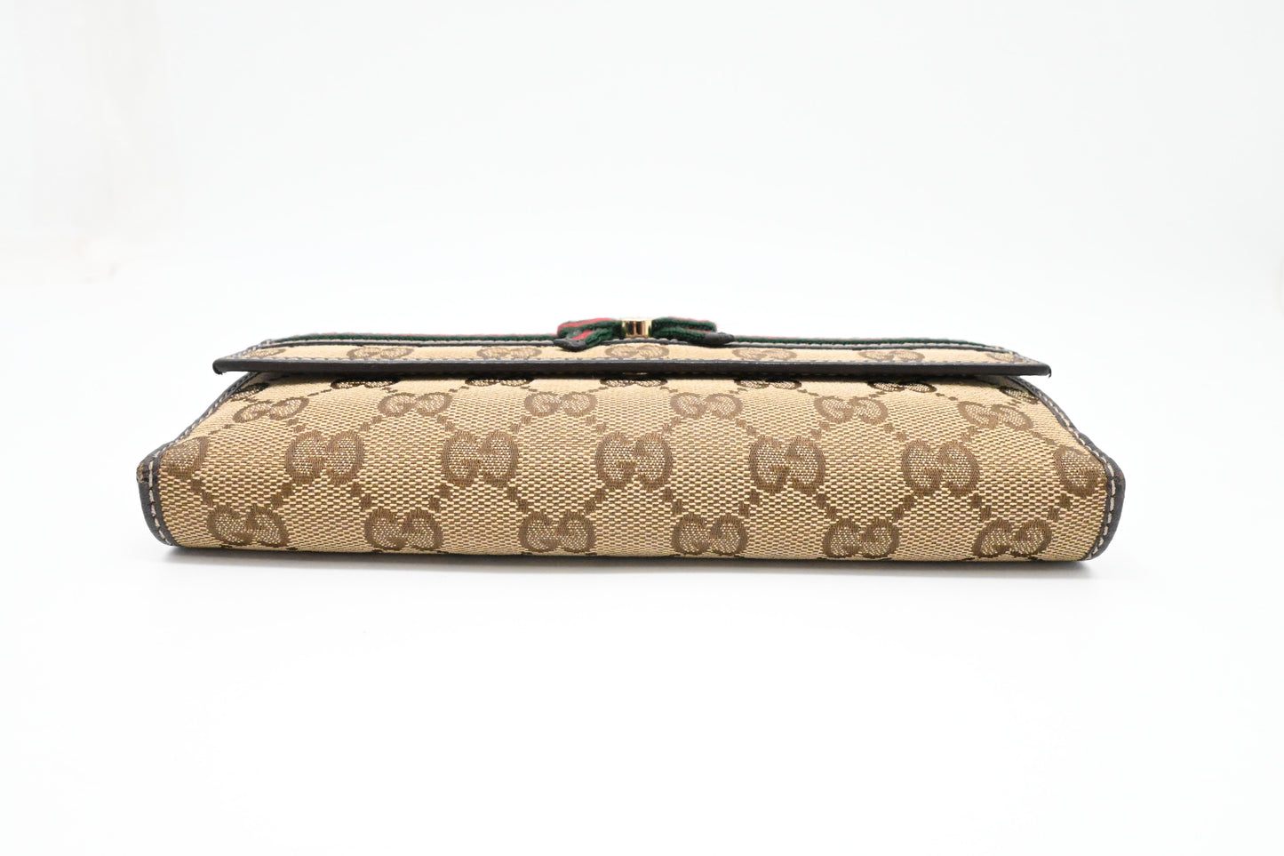 Gucci Long Wallet in Brown Canvas