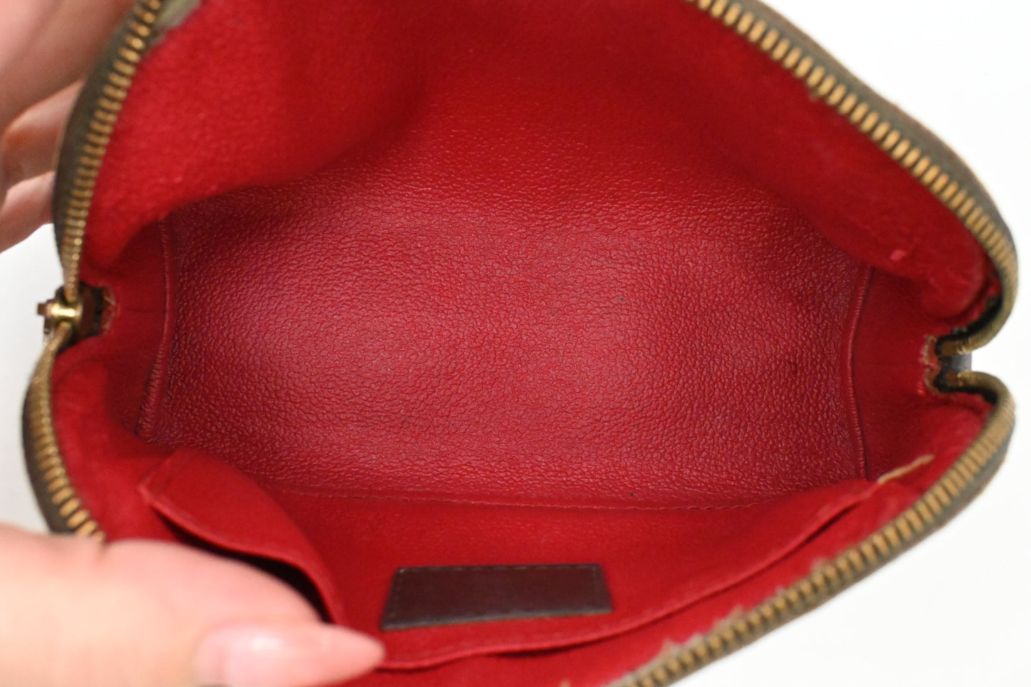 Louis Vuitton Pochette Cosmetique in Damier Ebene Canvas