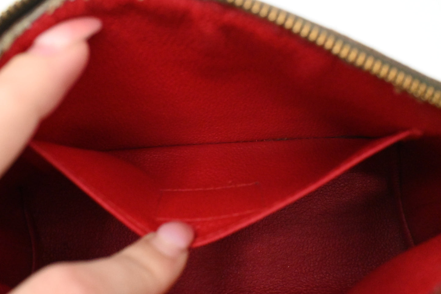 Louis Vuitton Pochette Cosmetique in Damier Ebene Canvas
