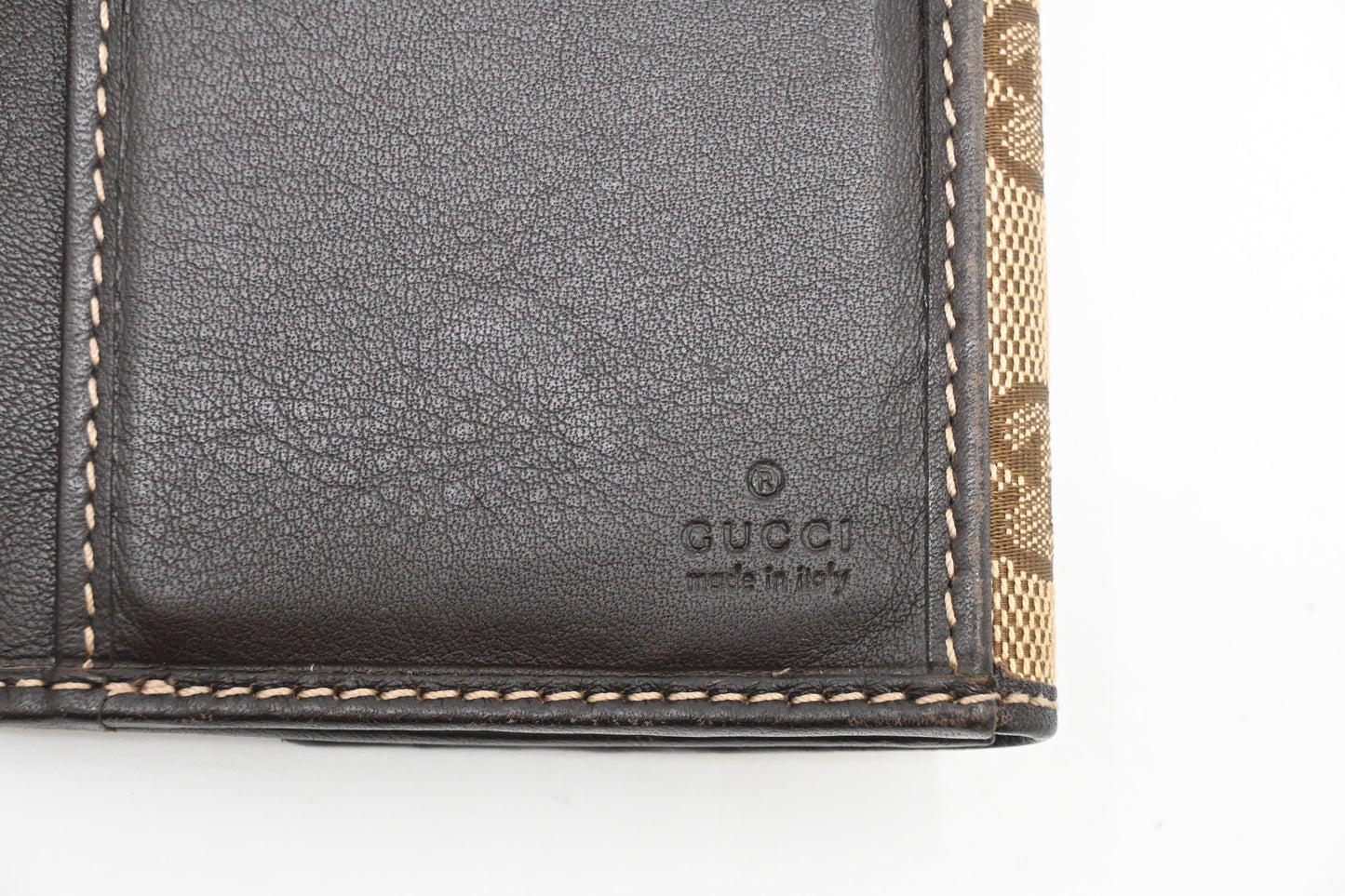 Gucci Long Wallet in Brown Canvas