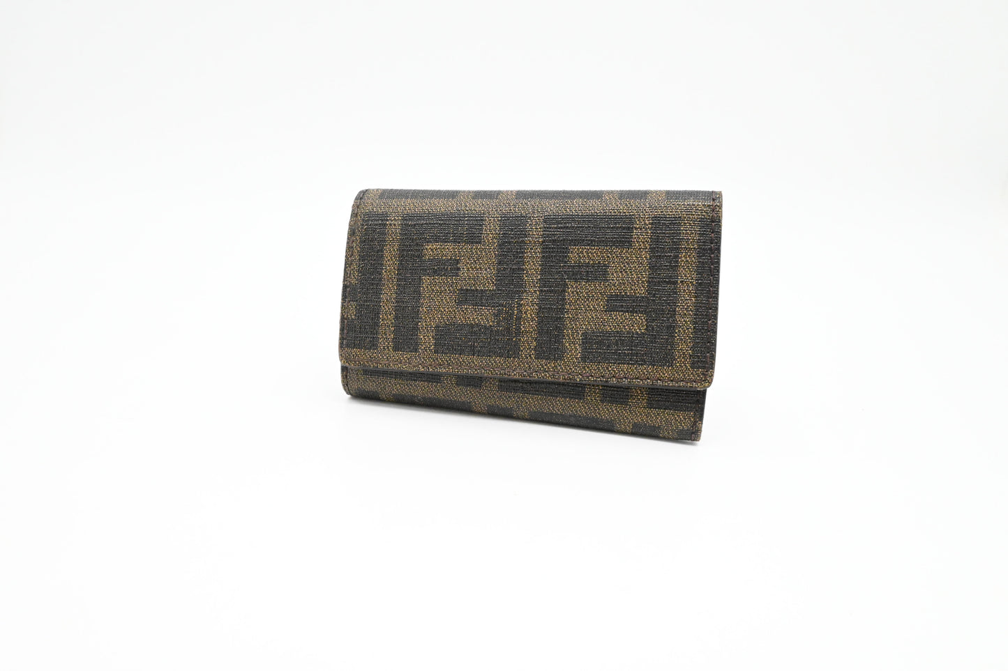 Fendi 6 Key Case in Zucca Canvas