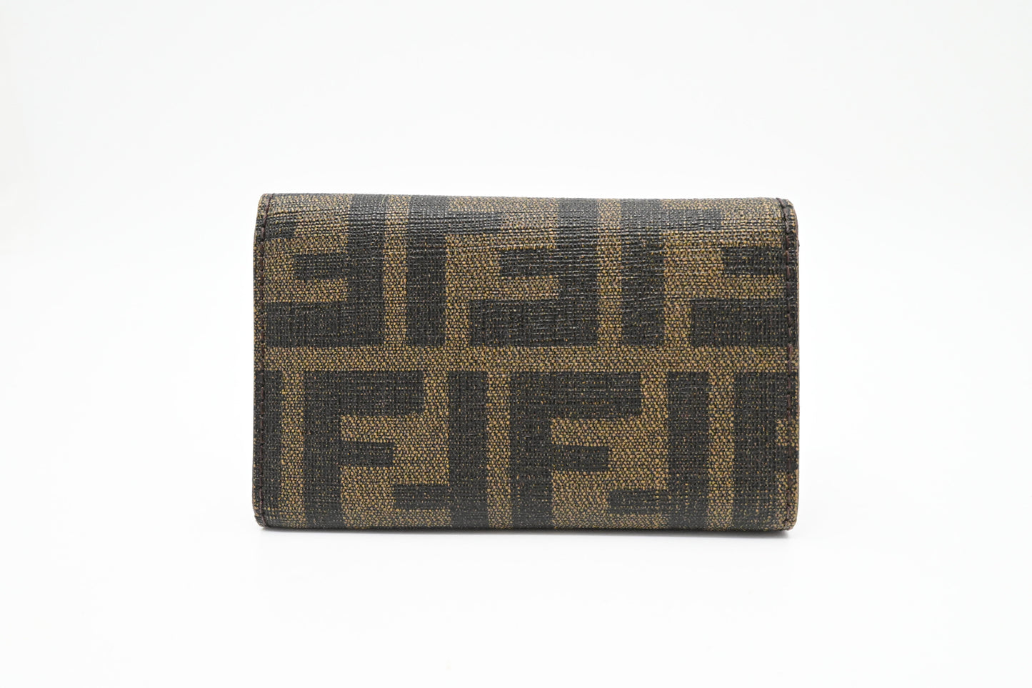 Fendi 6 Key Case in Zucca Canvas