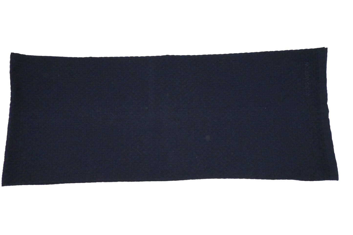 Louis Vuitton Scarf in Blue Cotton and Cashmere