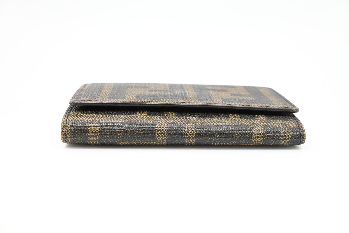 Fendi 6 Key Case in Zucca Canvas
