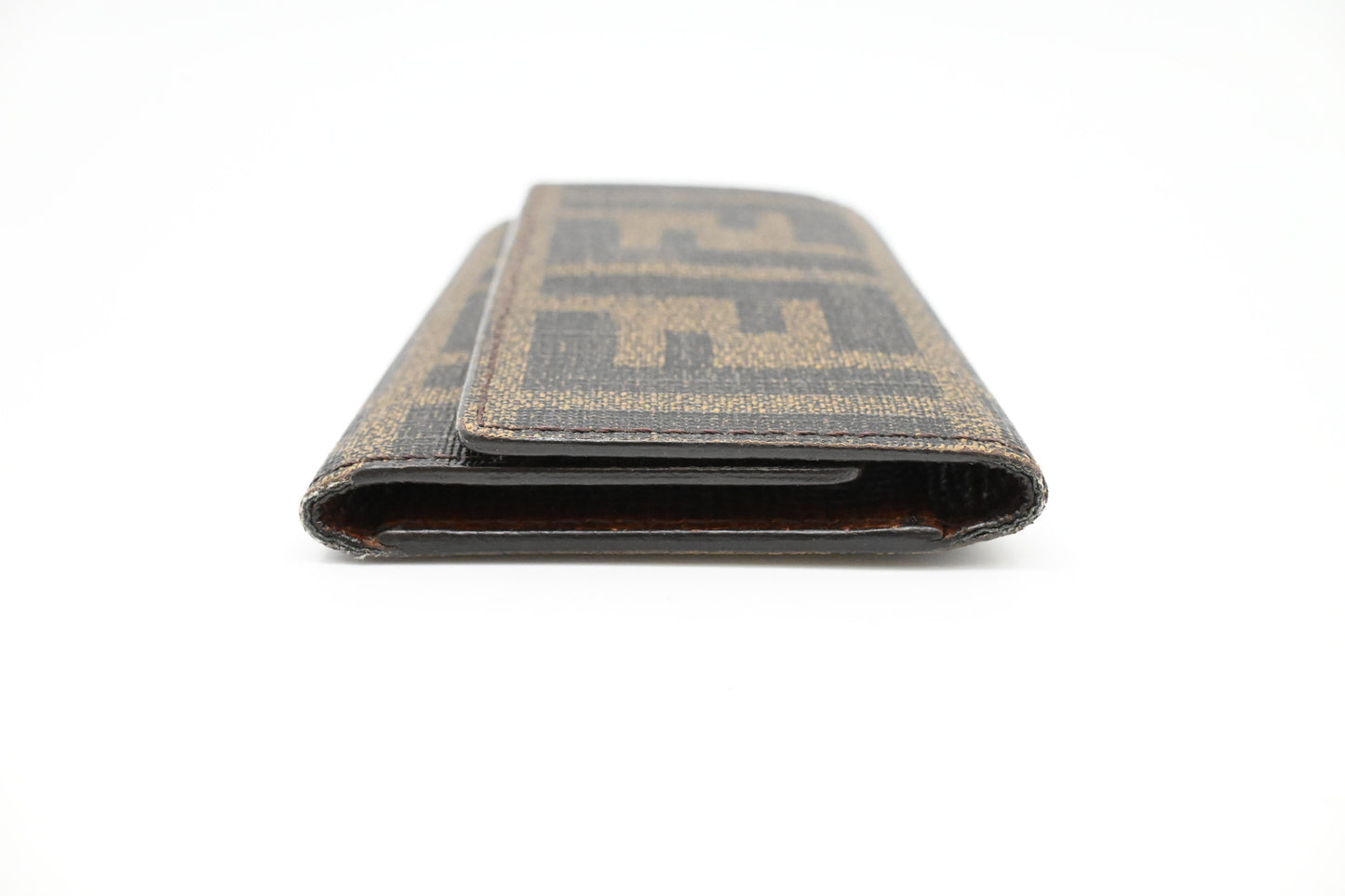 Fendi 6 Key Case in Zucca Canvas