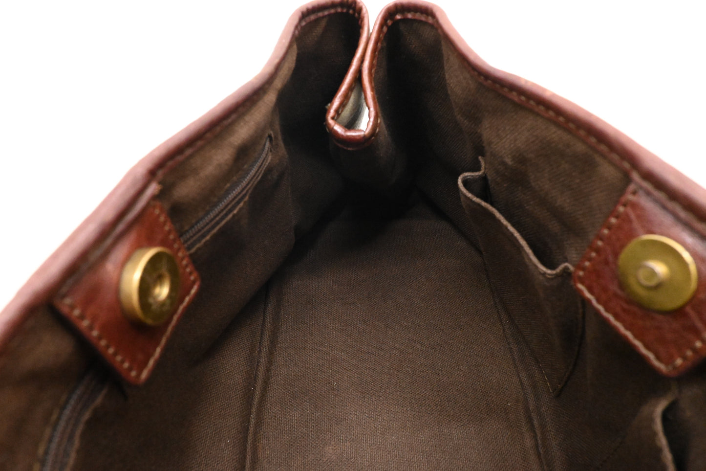 Burberry Handbag in Brown Checked Canvas
