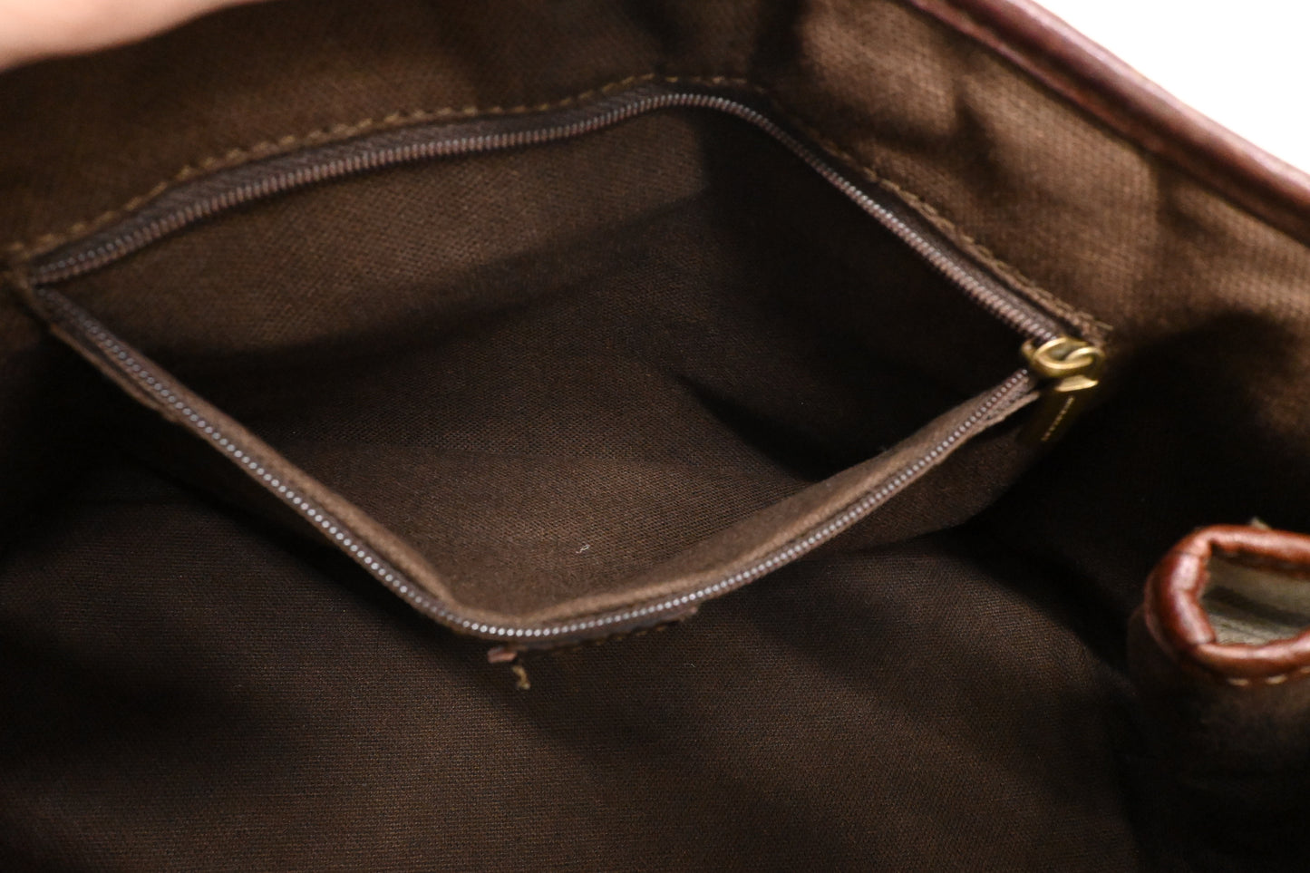 Burberry Handbag in Brown Checked Canvas