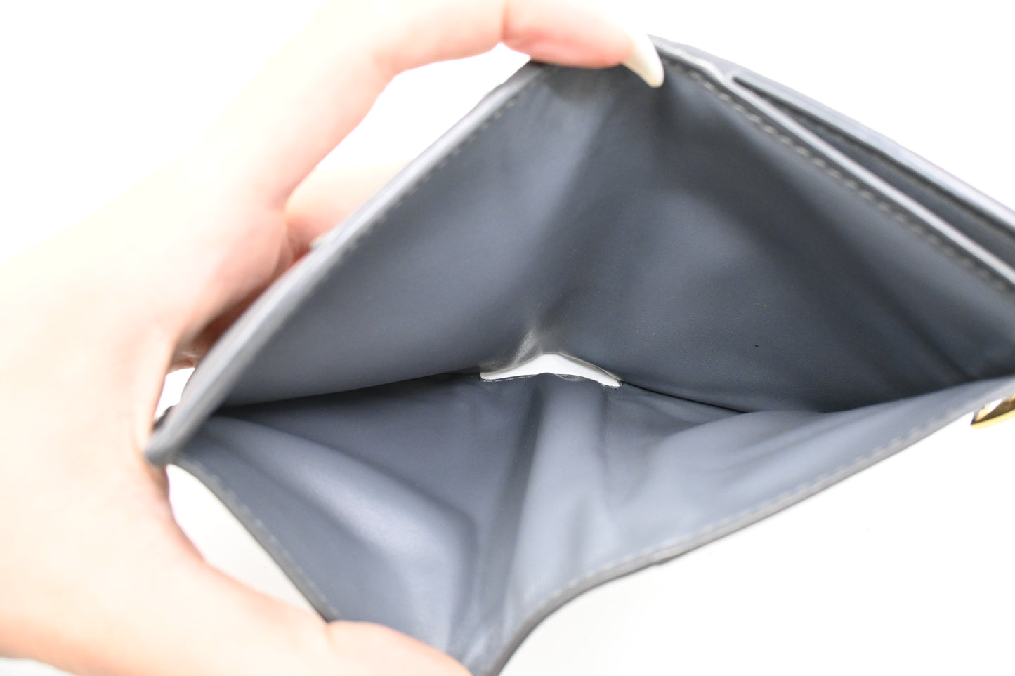 Bottega Veneta Bifold Wallet in Gray Intrecciato Leather