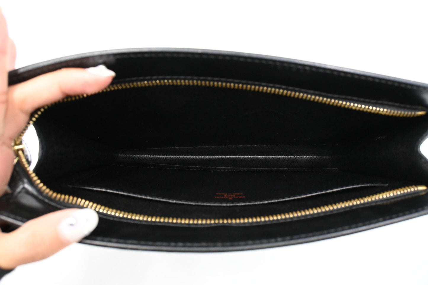 Louis Vuitton Pochette Homme in Black Epi Leather