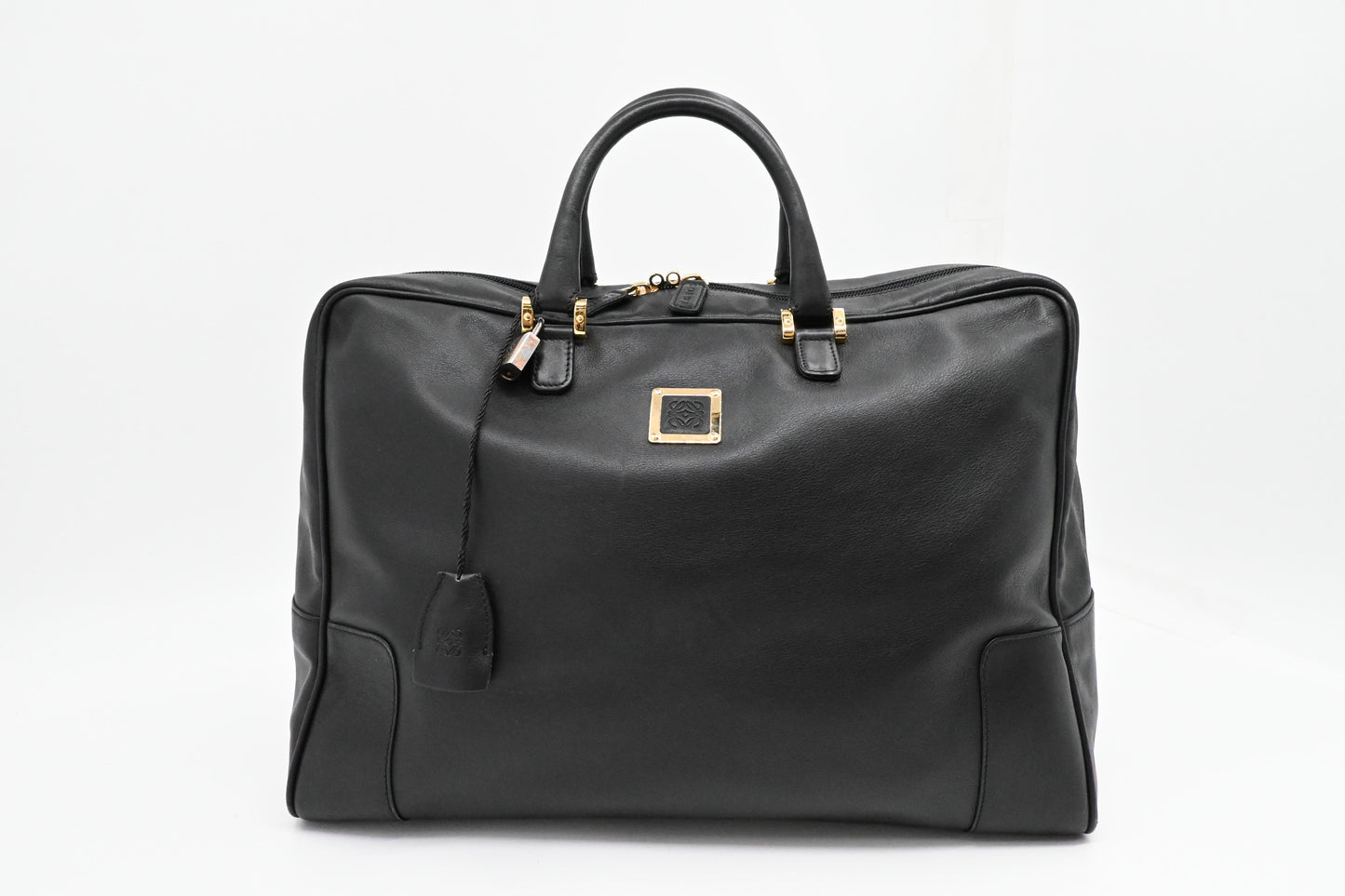 Loewe Large Amazona in Black Leather