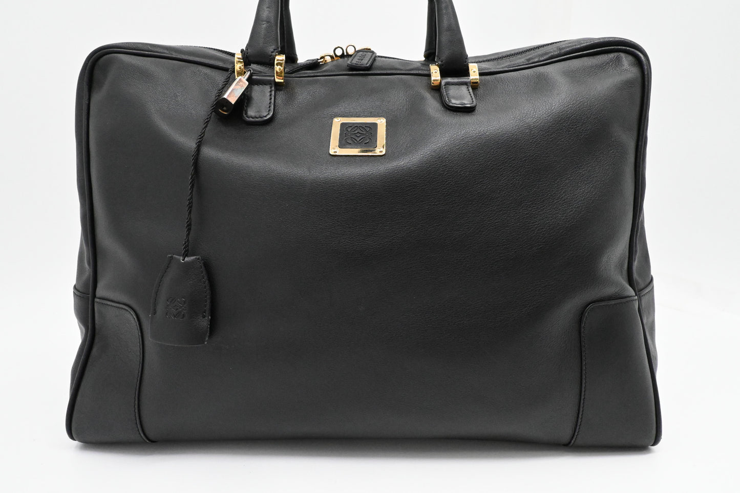 Loewe Large Amazona in Black Leather