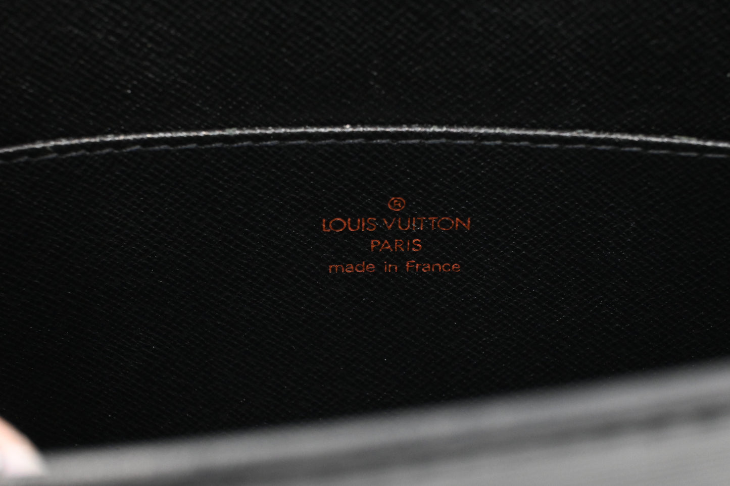 Louis Vuitton Pochette Homme in Black Epi Leather