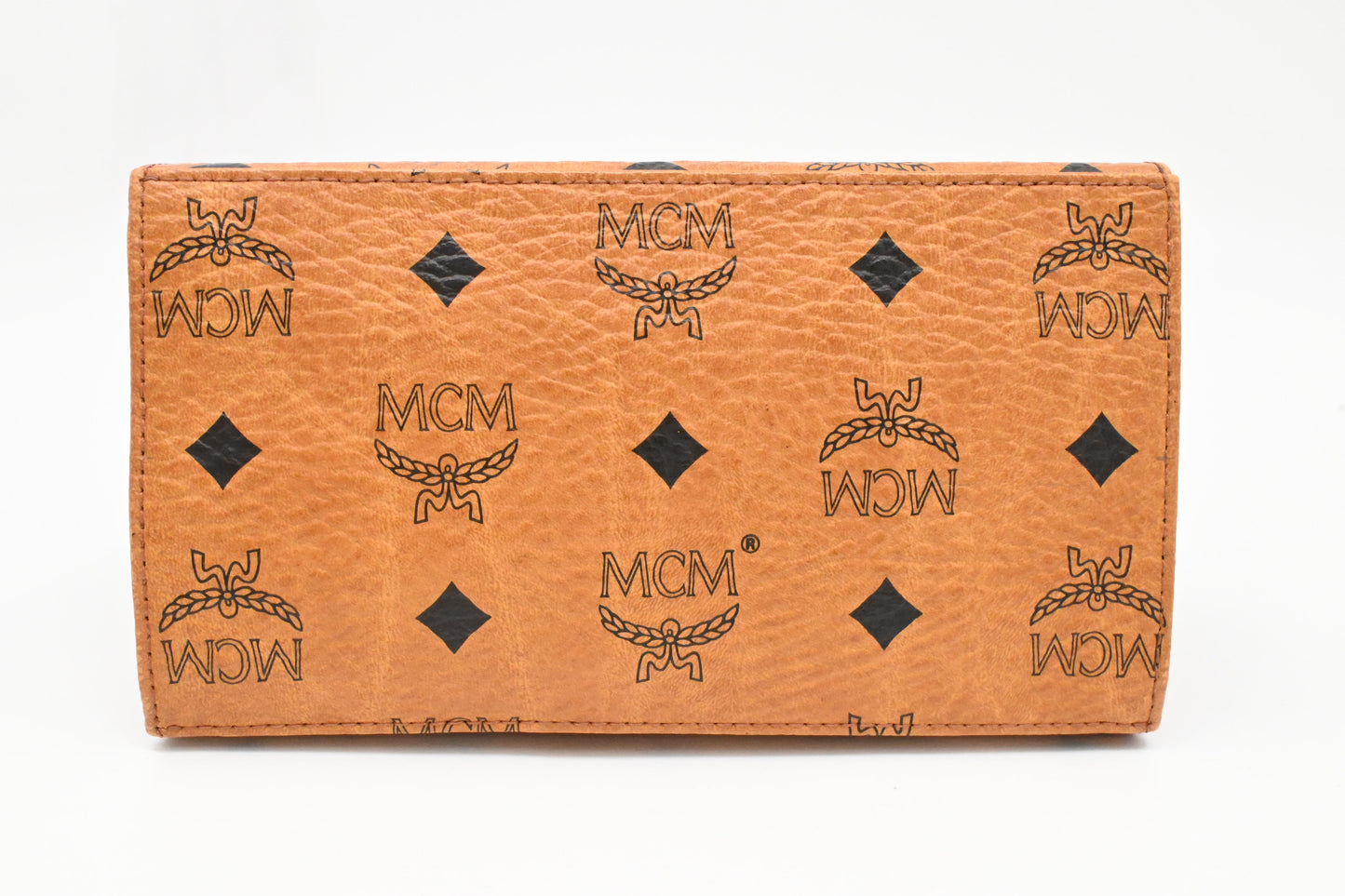 MCM Mini Kelly in Cognac Visetos Canvas