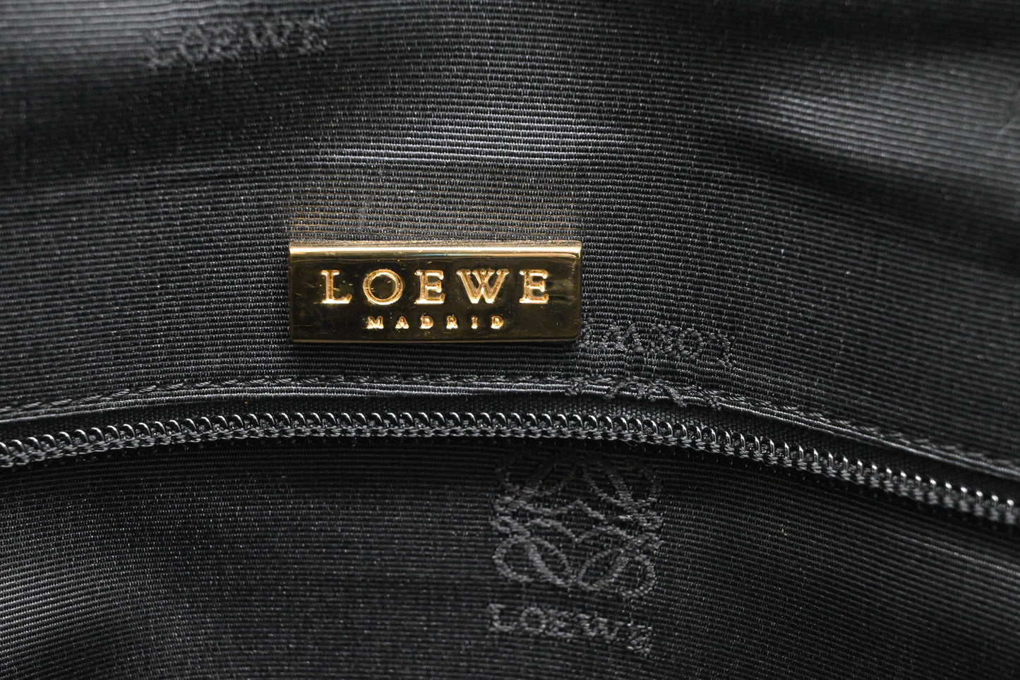 Loewe Large Amazona in Black Leather
