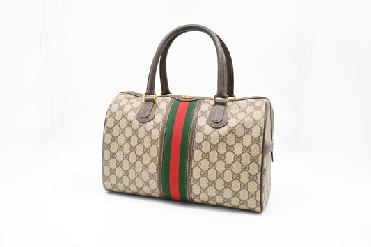 Gucci Boston 35 in GG Supreme Canvas
