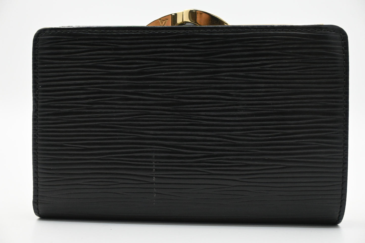 Louis Vuitton Viennois Wallet in Black Epi Leather