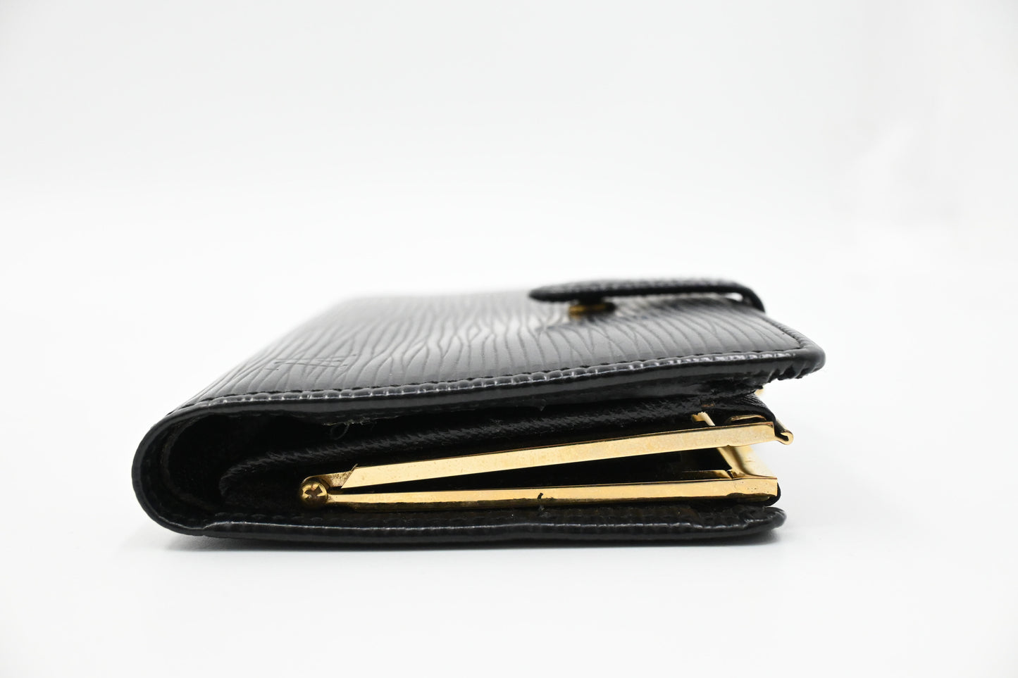 Louis Vuitton Viennois Wallet in Black Epi Leather