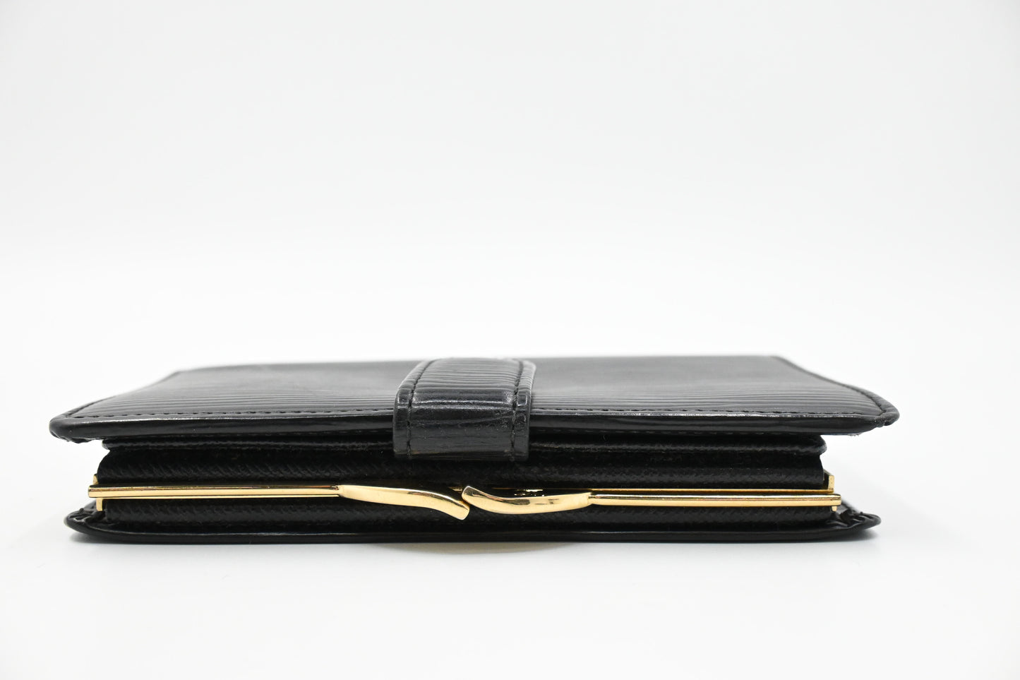 Louis Vuitton Viennois Wallet in Black Epi Leather