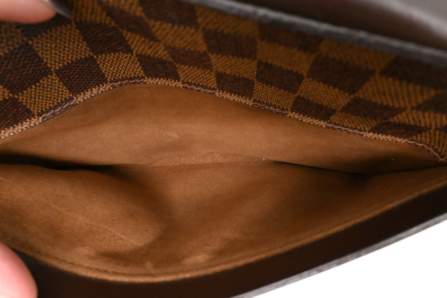 Louis Vuitton Saint Louis Pochette in Damier Ebene Canvas