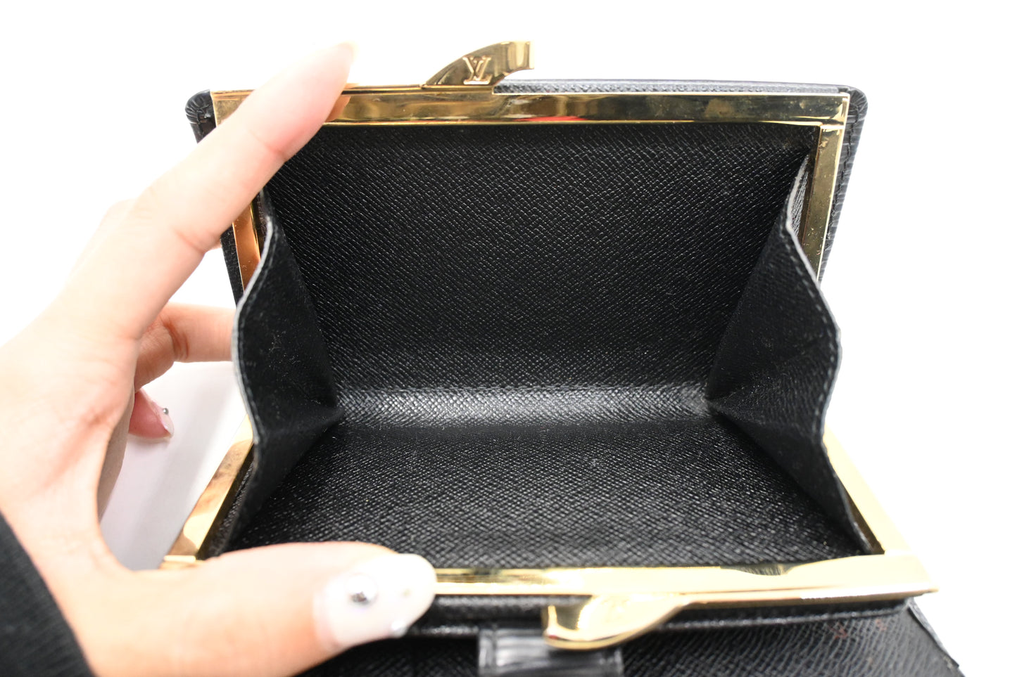 Louis Vuitton Viennois Wallet in Black Epi Leather