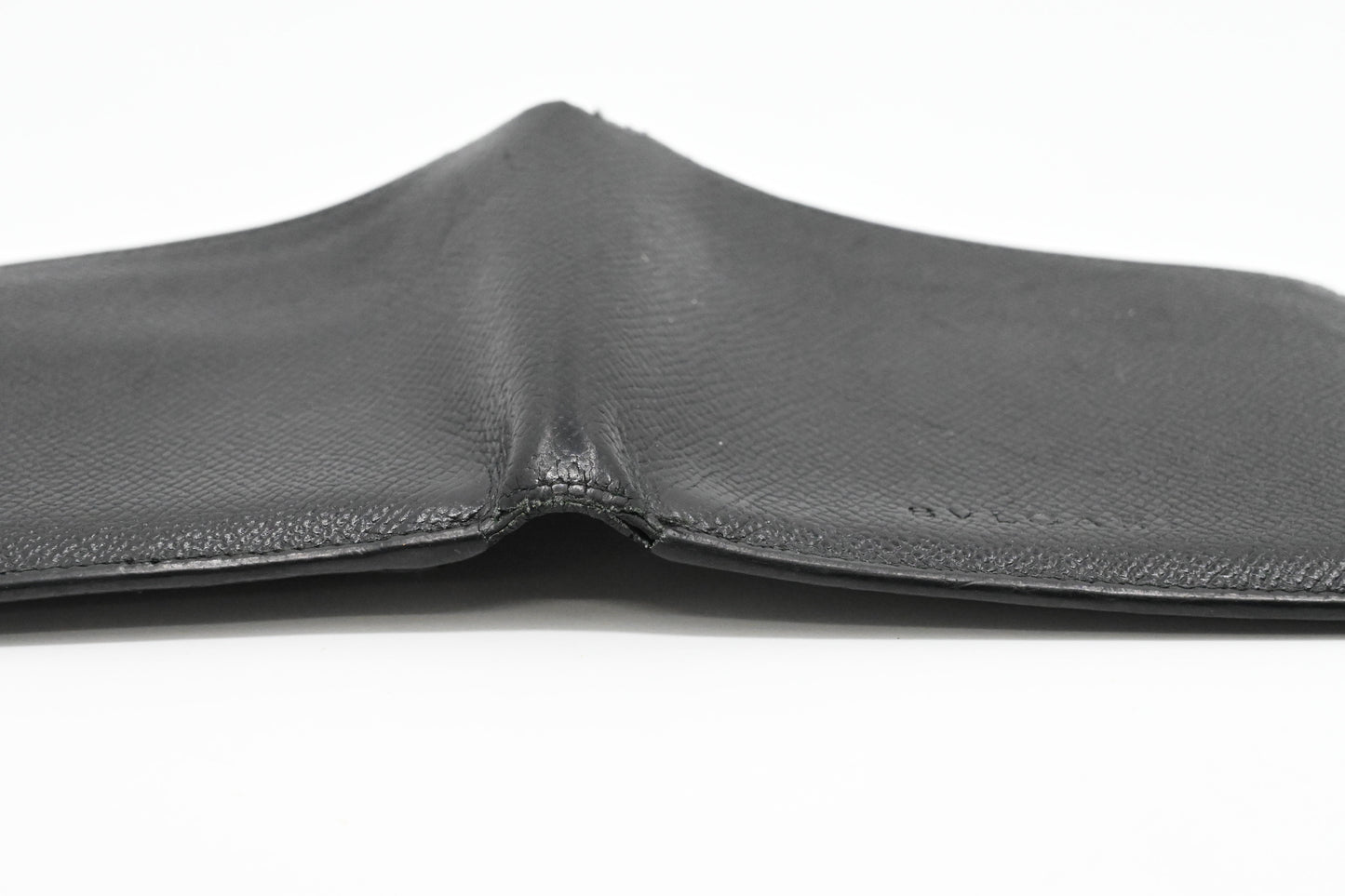 Bvlgari Bifold Wallet in Black Leather